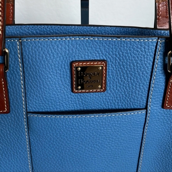 Dooney & Bourke Lexington Tote In Azul - Picture 3 of 7